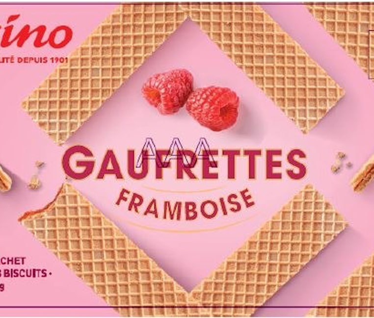 Carrefour Lidl retour rappel produit gaufrettes biscuits framboise