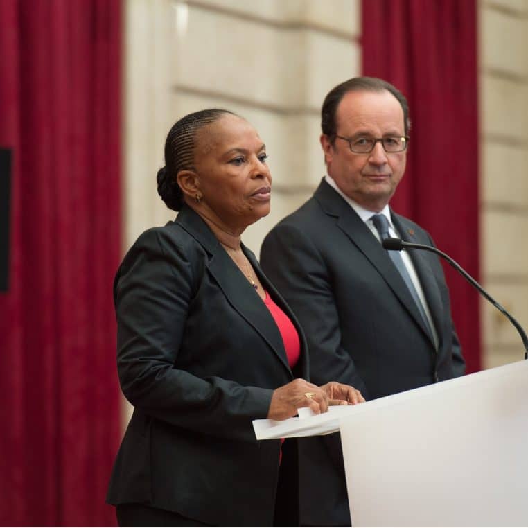François Hollande et Christiane Taubira