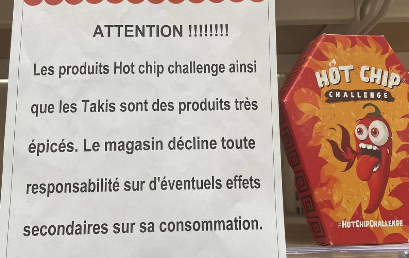 Les chips « les plus fortes du monde » sont retirées de la vente par un hypermarché à cause du défi « Hot Chip Challenge »