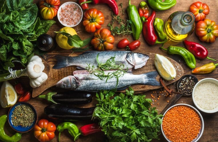 régime méditerranéen coeur santé science recherches avc vie poisson viande légume fruits
