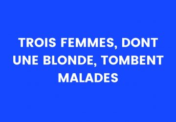 blague blonde malade