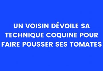 blague jardinage