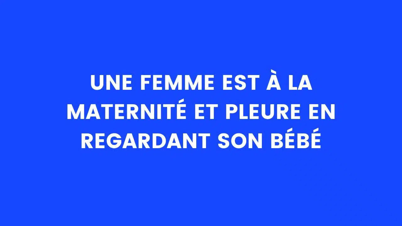 blague maternite