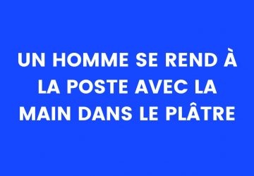 blague poste