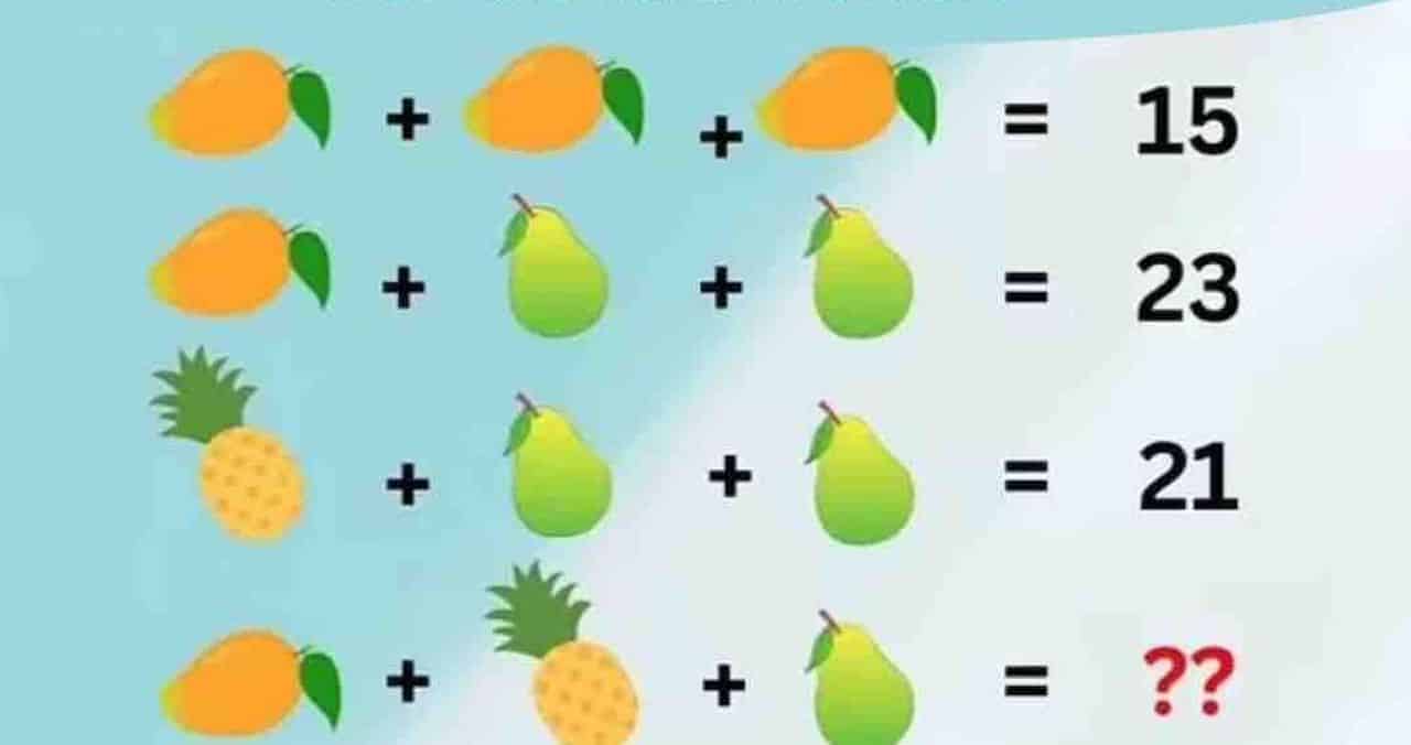 calcul fruits