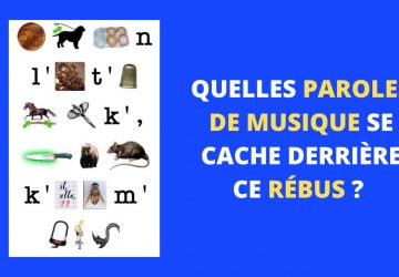 énigme rébus musique chanson parole devinette france