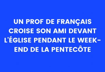 blague prof