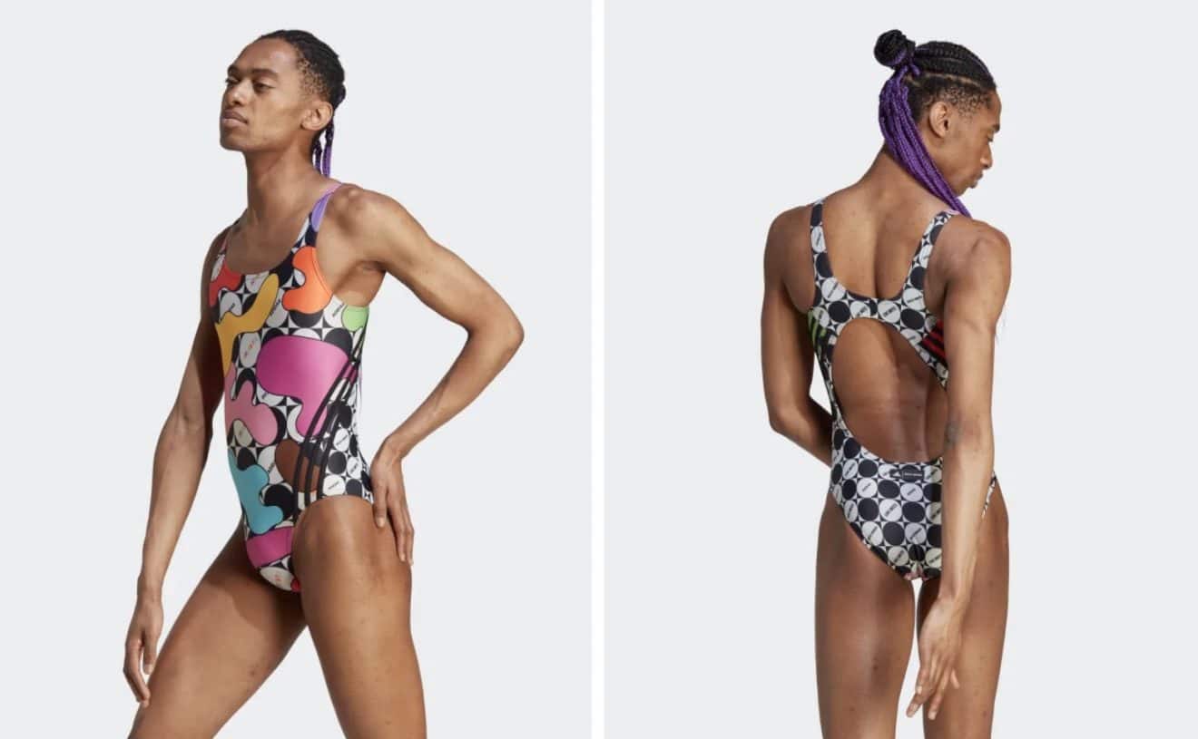 Adidas fait scandale avec son maillot bain pour femme porté par un mannequin à l'apparence masculine
