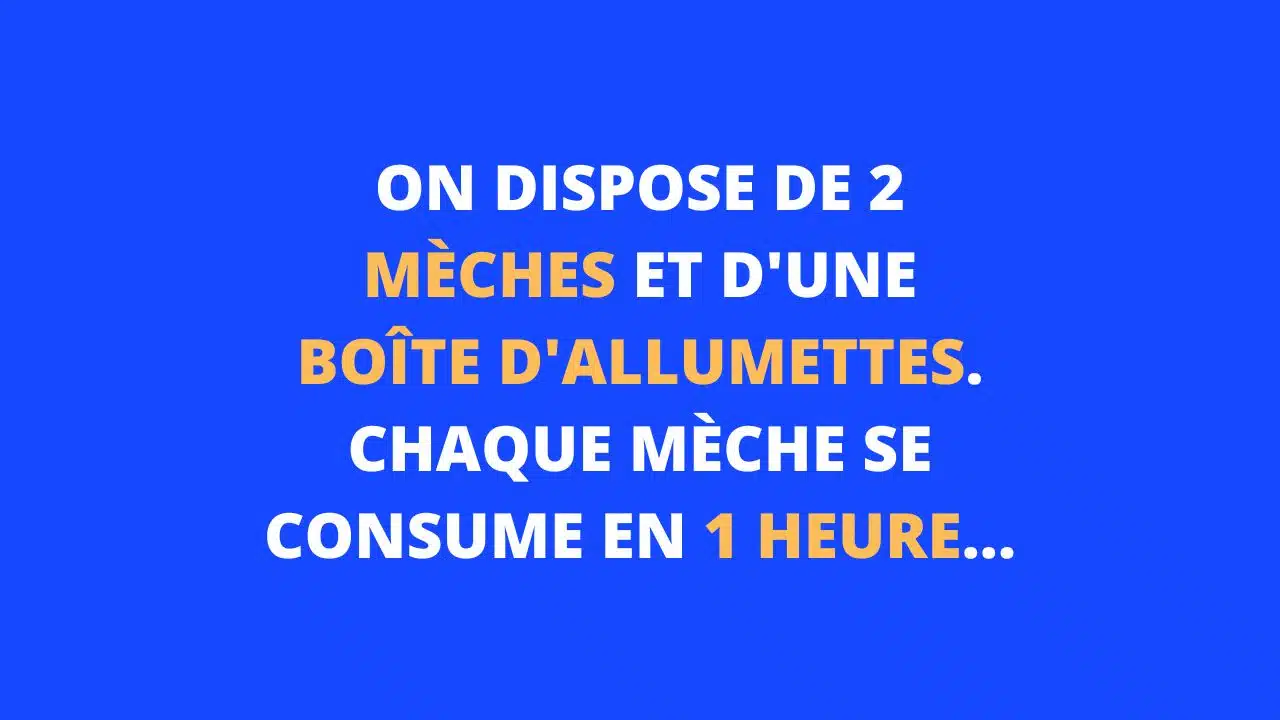 Énigme du jour