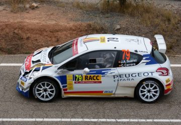 Accident lors de la Coupe de France rallye