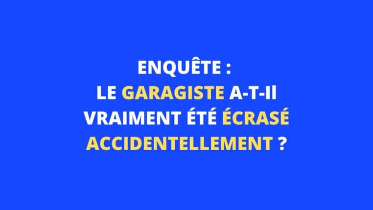 énigme enquête garage accident témoin