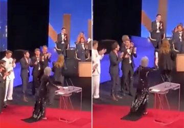 Geste étonnant Jane Fonda