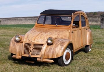 Citroen 2cv bois