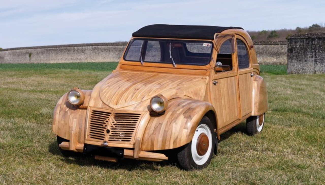 Citroen 2cv bois