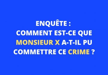 enquête énigme crime