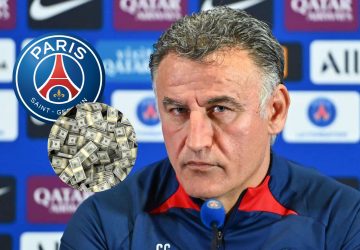 christophe galtier psg argent indemnités contrat football paris france