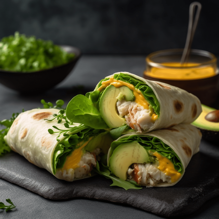 Wrap au Crabe et à la Mangue
