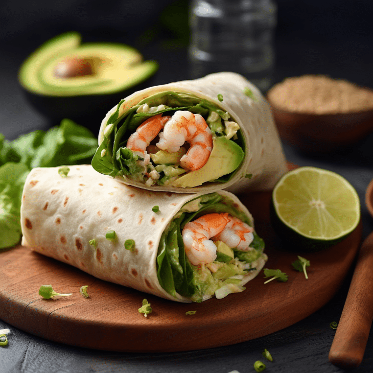 Wrap au Crevettes et Avocat