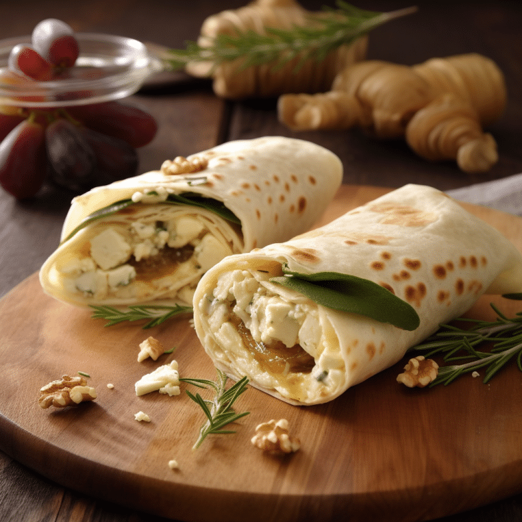 Wrap au Fromage de Chèvre et Miel