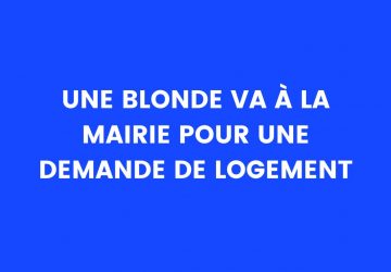 blague blonde