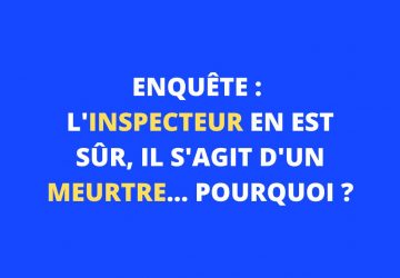 énigme enquête lunettes inspecteur