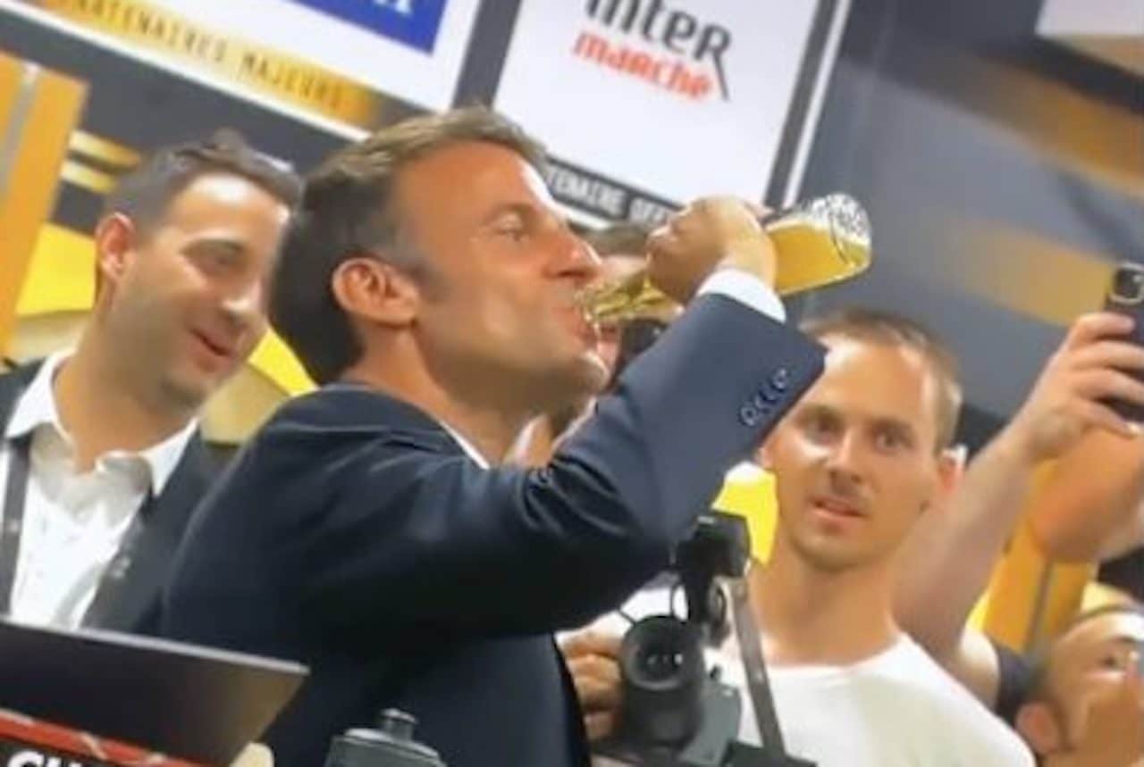 macron biere