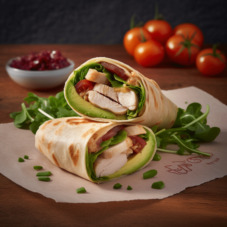 Wrap au Poulet et Avocat