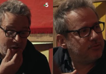 Philippe Gougler face à un cadavre