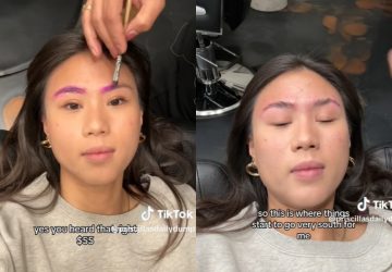 Sourcils TikTok