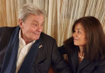 Alain Delon et Hiromi Rollin