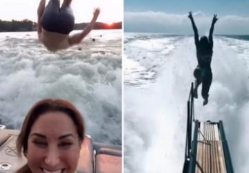 boat jumping