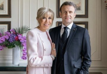 Emmanuel Macron Brigitte Macron paparazzi technique people