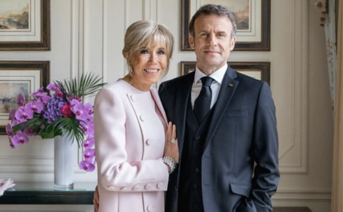 Emmanuel Macron Brigitte Macron paparazzi technique people