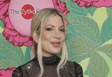 tori spelling ruinee vit camping car