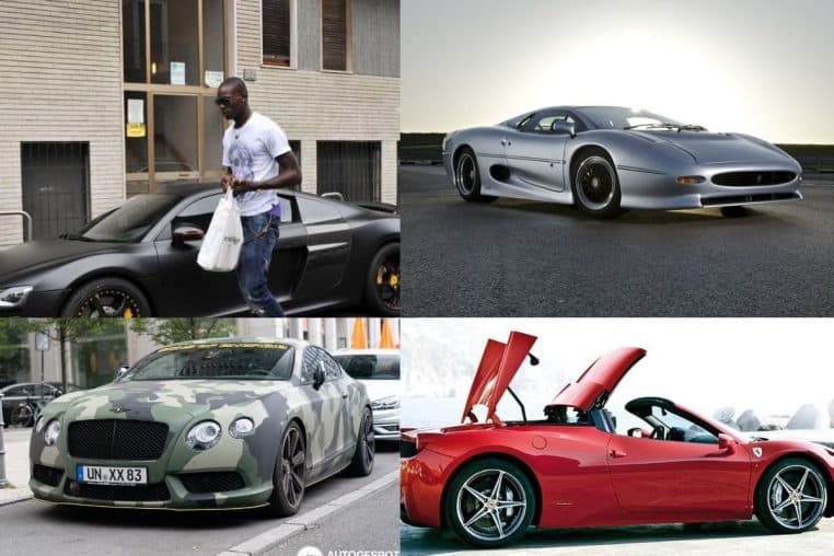 Balotelli voitures footballeurs