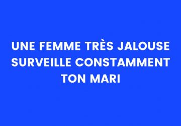 blague femme jalouse