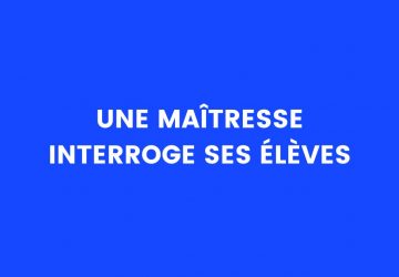 blague maitresse