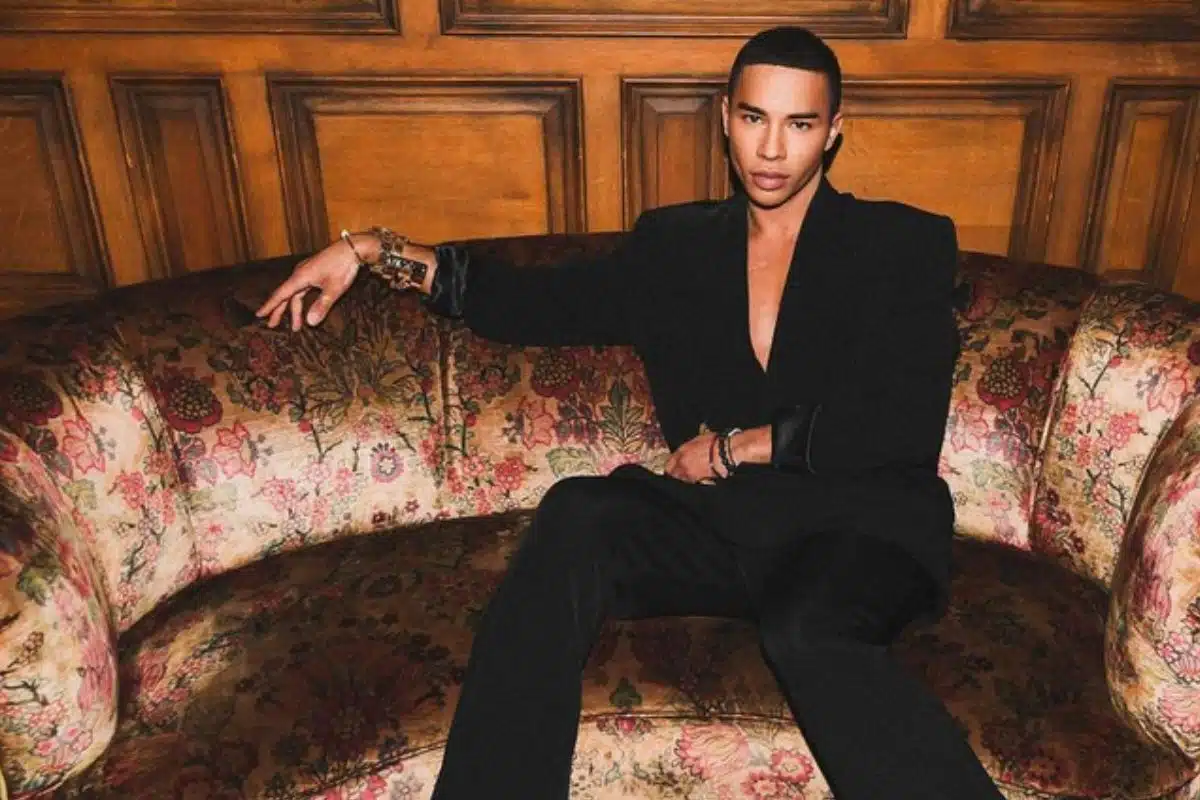 fashion week olivier rousteing balmain vol