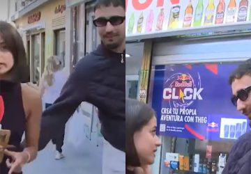 Un journaliste se fait mettre une main aux fesses