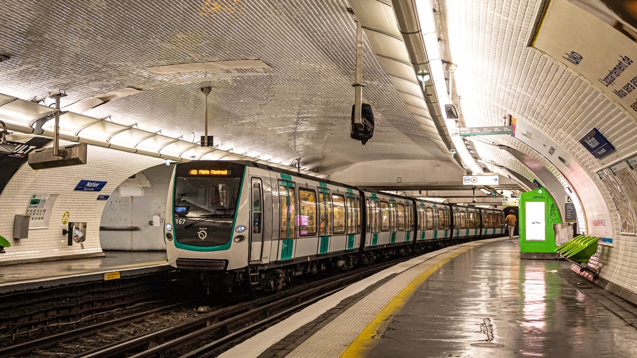 Accident dans le métro parisien