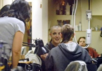 Britney Spears crâne rasé tête info