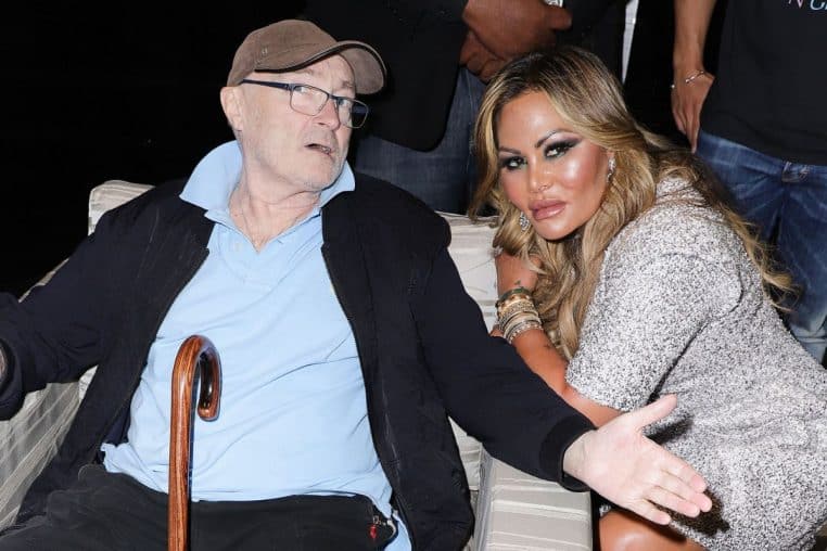 Phil Collins et Orianne Cevey