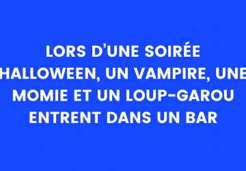 blague halloween