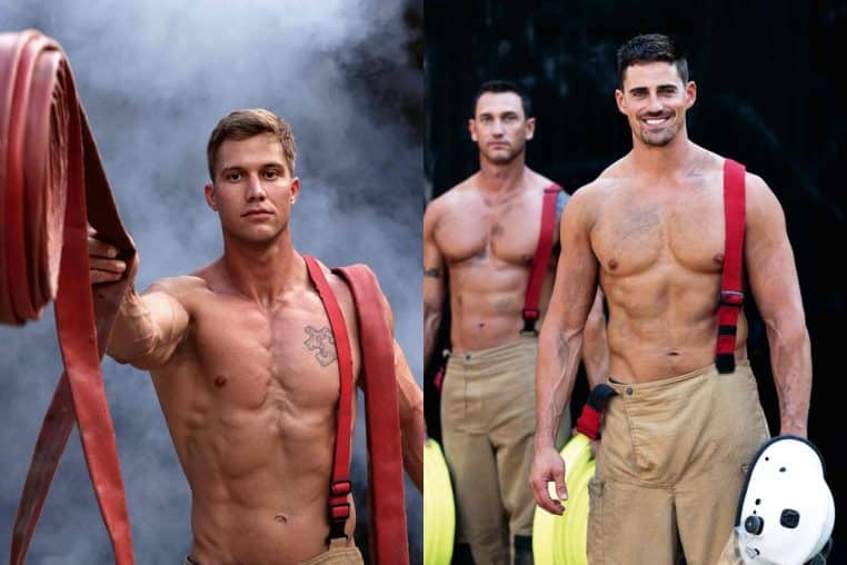 Photo : le calendrier 2024 des pompiers australiens