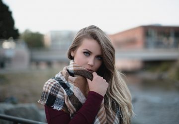 zara manteau echarpe