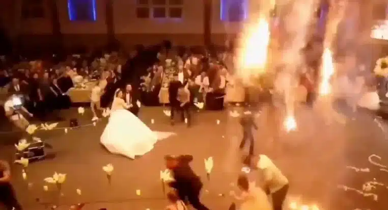 Incendie dévastateur lors d'une cérémonie de mariage en Irak.