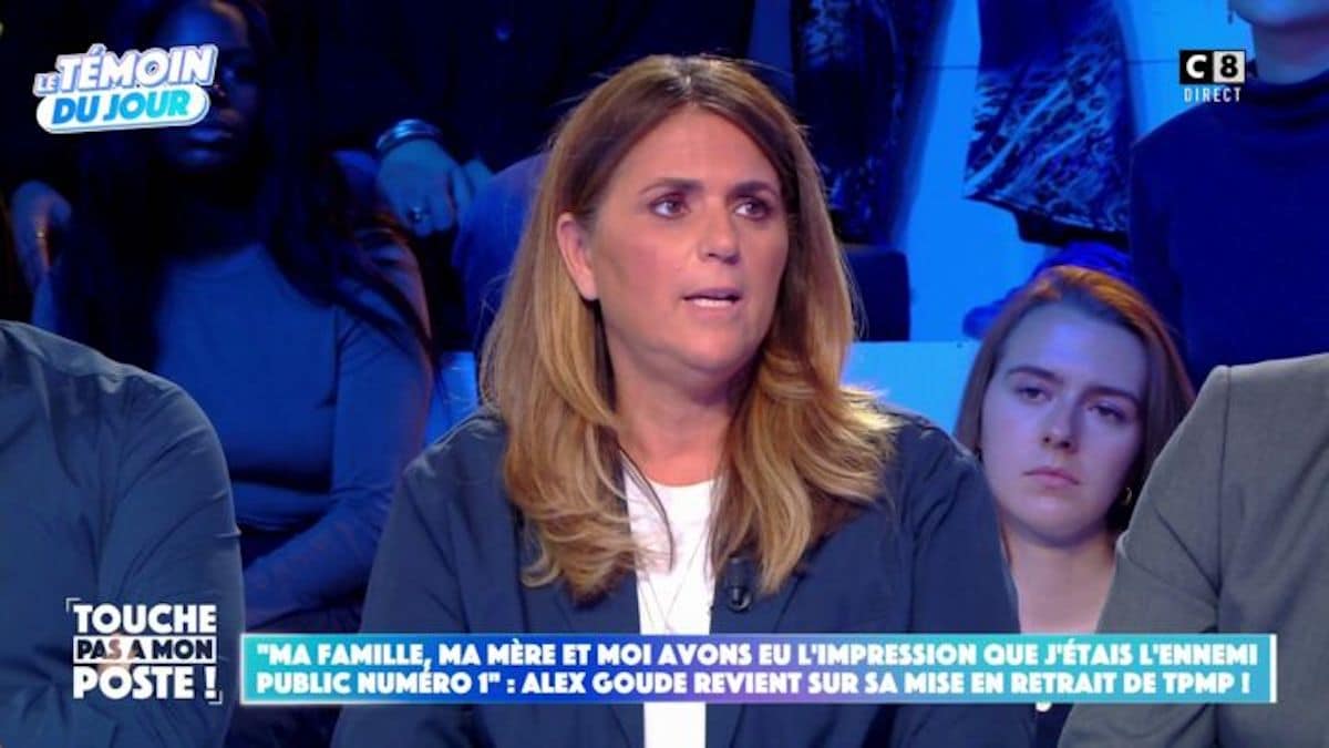 valerie benaim reagi geste alex goude tpmp