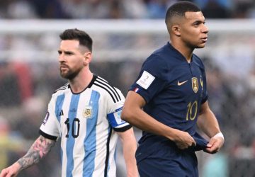 Lionel Messi et Kylian Mbappé