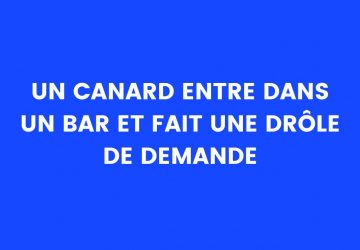 blague canard