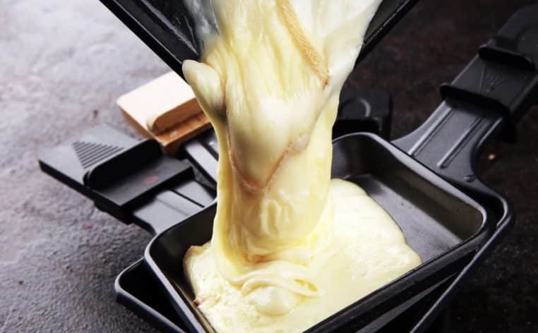 fromage raclette hiver plat repas manger